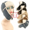 Damen Herbst Winter Fell Mützen Mix je 2,60 EUR