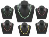 360 Magnetketten Halsketten Perlen Kette mit Strass Steinchen NEU nur 0,80 Euro