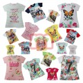 Kinder T-Shirts Kurzarm Oberteile Tops 4-12 J. je 3,49 EUR