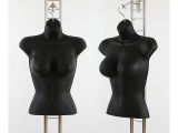 10 x Damen Torso Büsten Deko Schaufensterpuppen Black große Brüste zum Aufhängen
