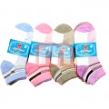 Damen Sneakersocken Baumwolle 3er Pack Gr. 35-41 für 0,29 EUR