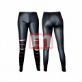 Damen Lack Leggings Schwarz Gr. M-2XL für 3,50 EUR
