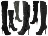 Damen Stiefel High Heels Mix Gr. 36-41 für 12,50 EUR