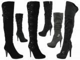Damen Stiefel High Heels Mix Gr. 36-41 für 12,50 EUR
