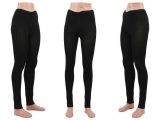 Damen Leggings Schwarz Gr. L-2XL für 1,29 EUR