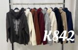 K842-Jm – Damen-Kapuzenpullover mit Bärenmotiv