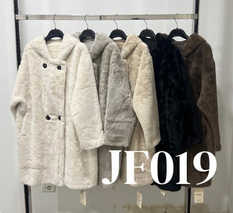 JF019-Jm – Damenmantel mit Kapuze