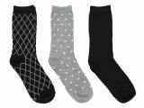 Damen Socken Muster Uni Baumwolle für 0,36 EUR