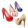 Pumps High Heels Schuhe Glitzeroptik Gr. 36-41 je 6,90 EUR