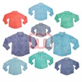 Kinder Hemden Langarm Oberteile Muster 4-12 J. je 5,50 EUR