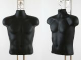 10 x Herren Torso Büste Deko Schaufensterpuppen Schwarz zum Aufhängen
