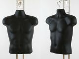 10 x Herren Torso Bste Deko Schaufensterpuppen Schwarz zum Aufhngen