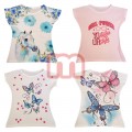 Kinder Mädchen Sommer Freizeit Shirts 4-14 J. je 3,90 EUR