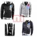 Herren Pullover Langarm Zipper Hoodie Gr. M-XXL je 11,50 EUR