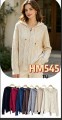 HM545-Ro – Damen-Strickjacke mit Kapuze und Zopfmuster