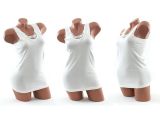 Damen Tops Hemden Weiß Baumwolle für 1,90 EUR